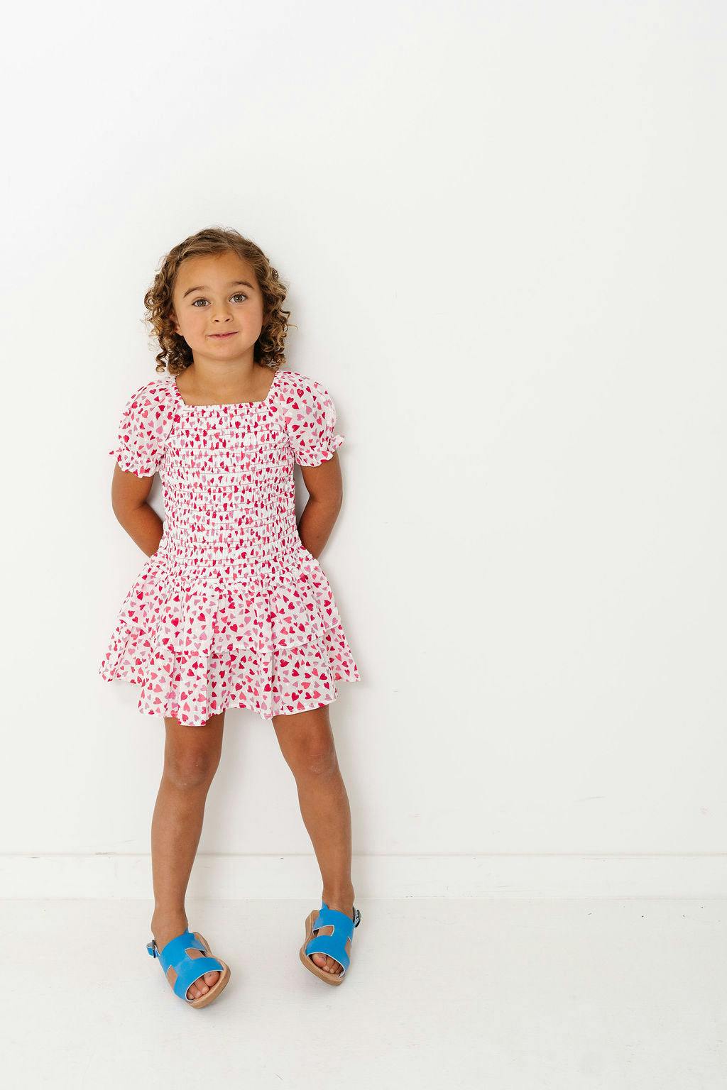 Hearts Print Mirrorball Dress