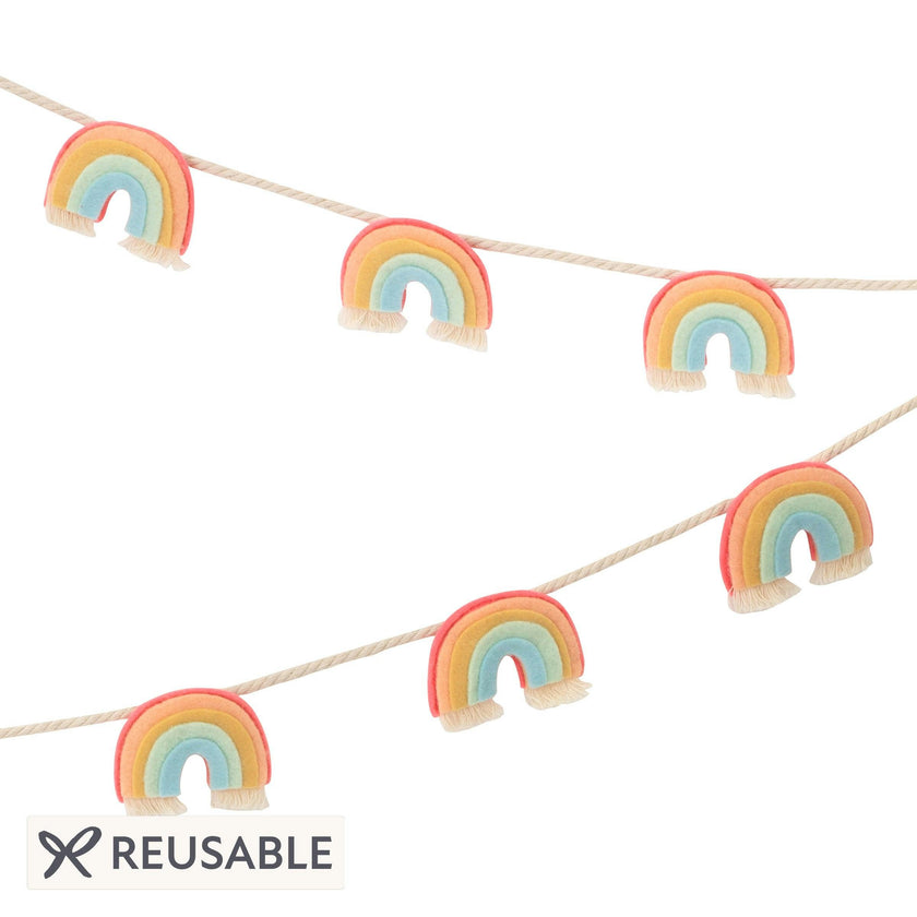 Felt Rainbow Garland
