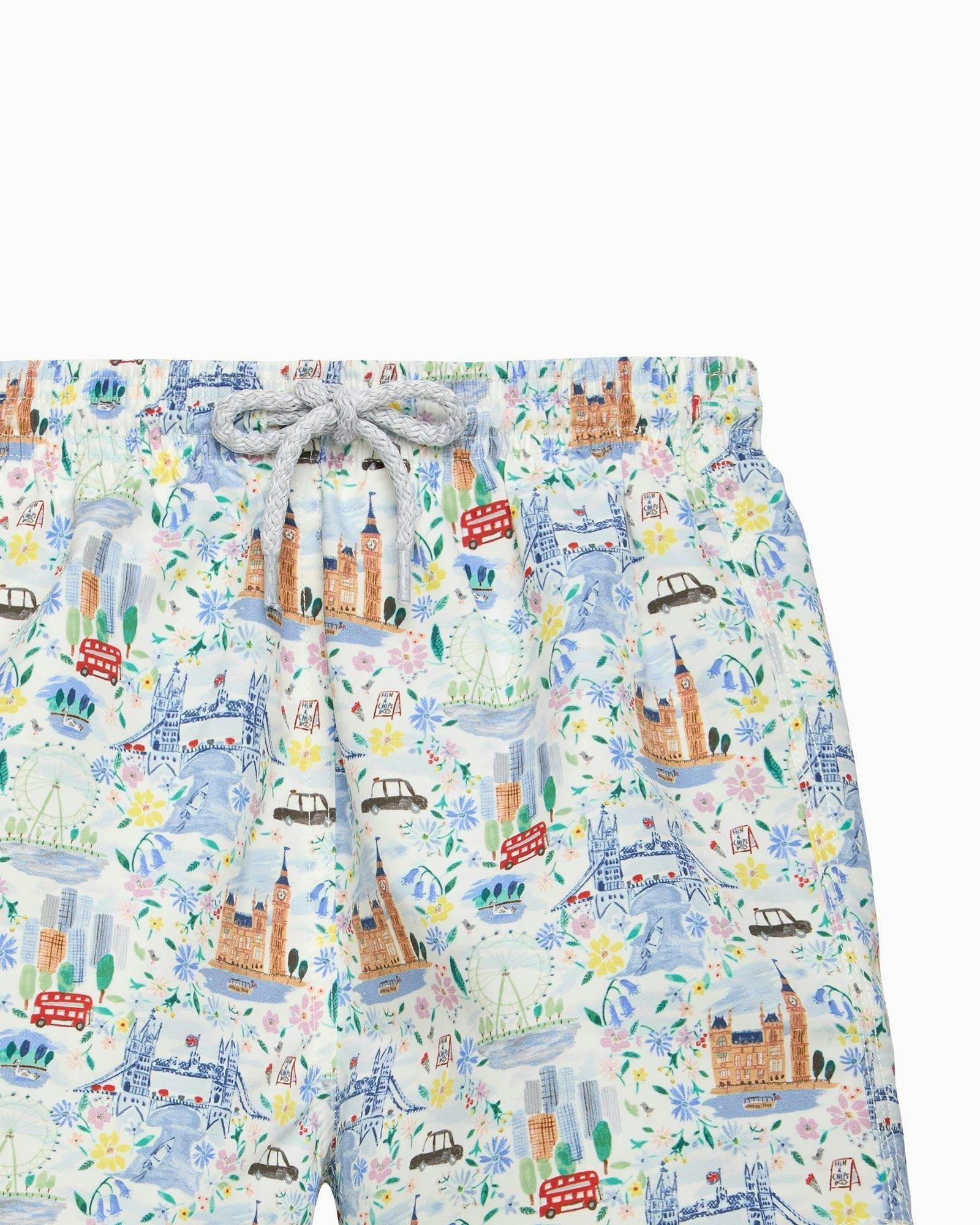 Boys Swimshorts in London Scenes