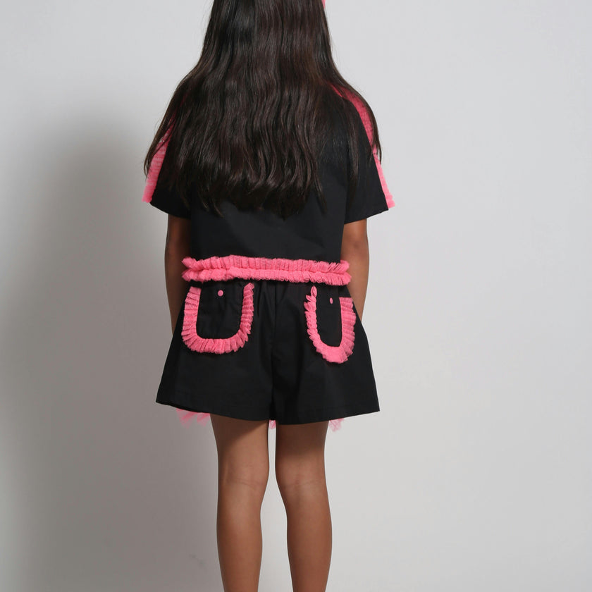 TOULA TIERED RUFFLE SHORTS