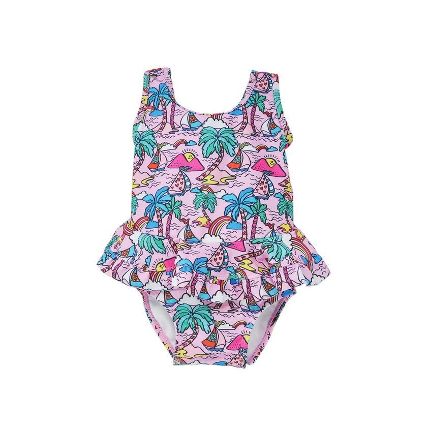 UPF 50+ Stella Infant Ruffle Swimsuit - G