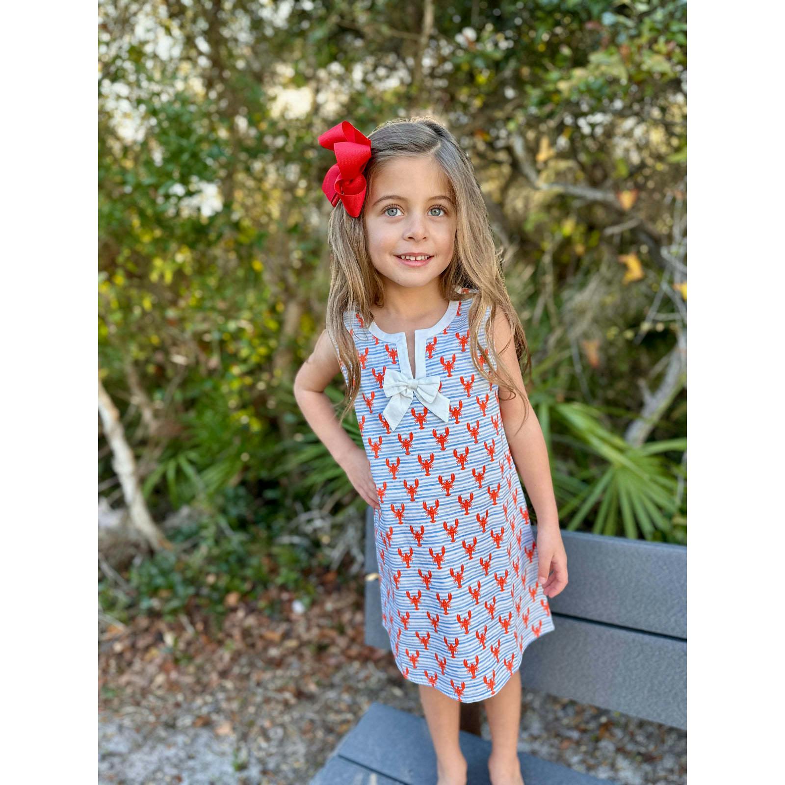 Lobster Wave Shift Dress