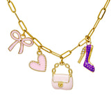 Fashion Multi Charm Necklace