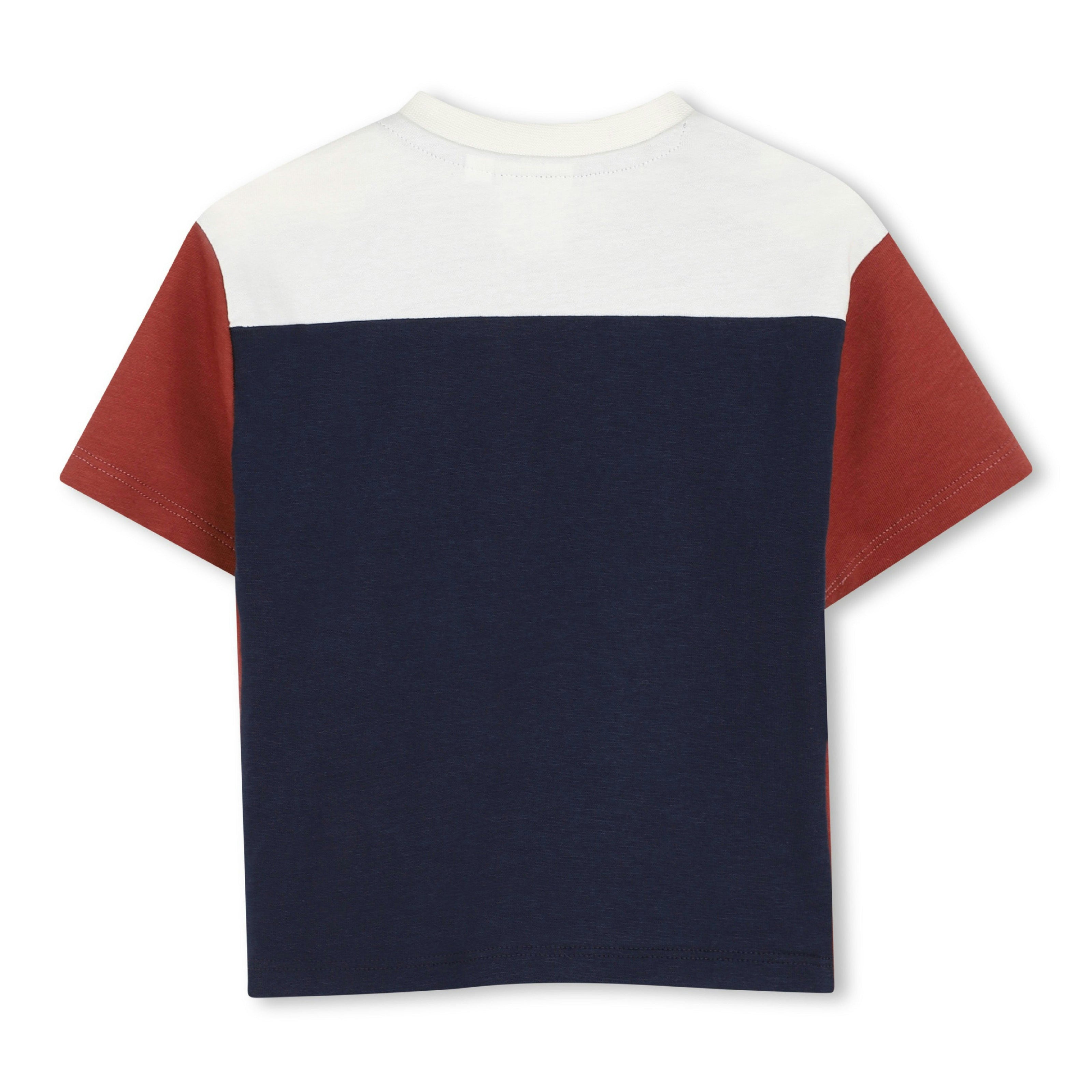 Navy Colorblock Logo T-Shirt