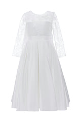 White Arcadia Satin Dress