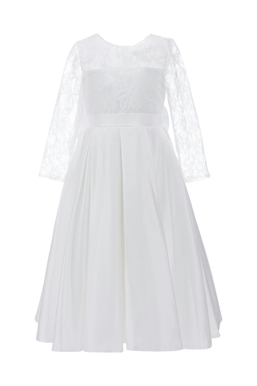 White Arcadia Satin Dress