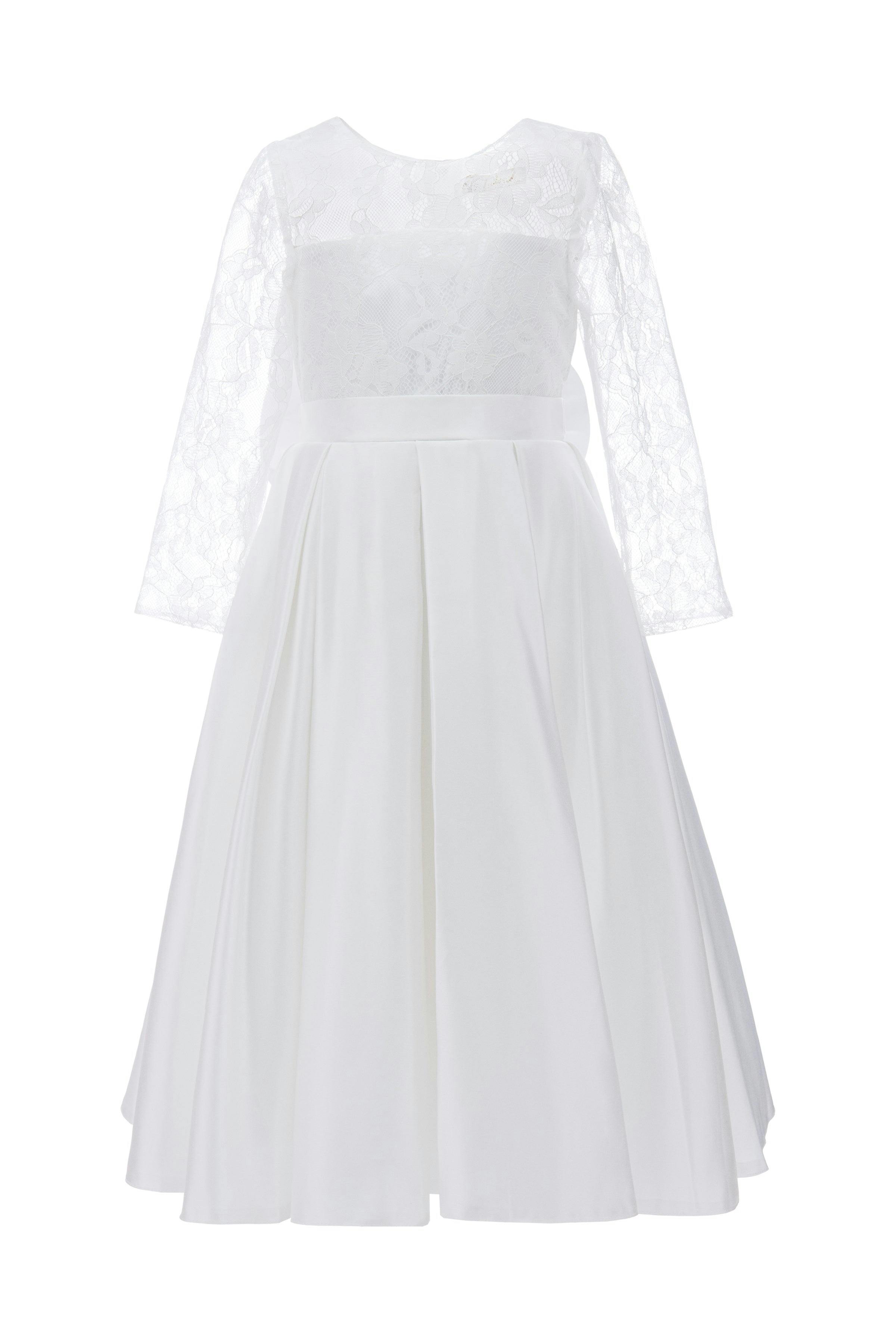 White Arcadia Satin Dress