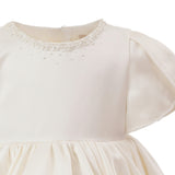 Ivory Suncrestia Pearl-Accented Occasion Dress