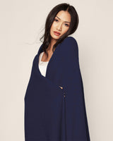 Women's Cashmere Wrap in Navy