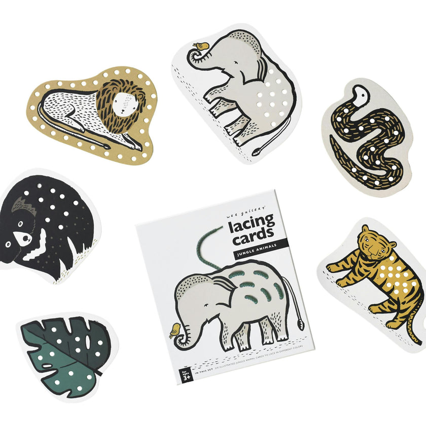 Jungle Lacing Cards