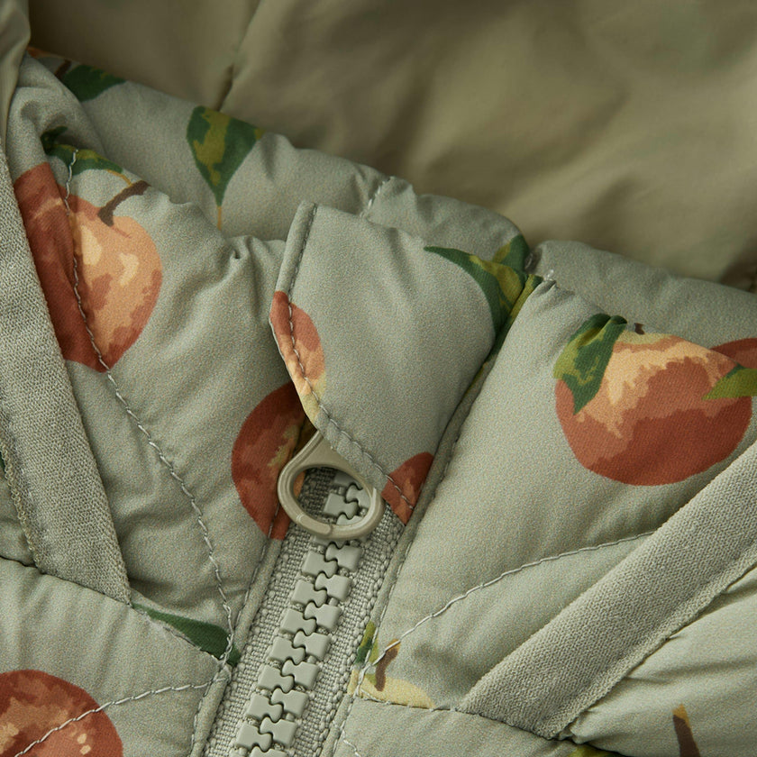 Apple Orchard Lightweight Down Hooded Jacket
