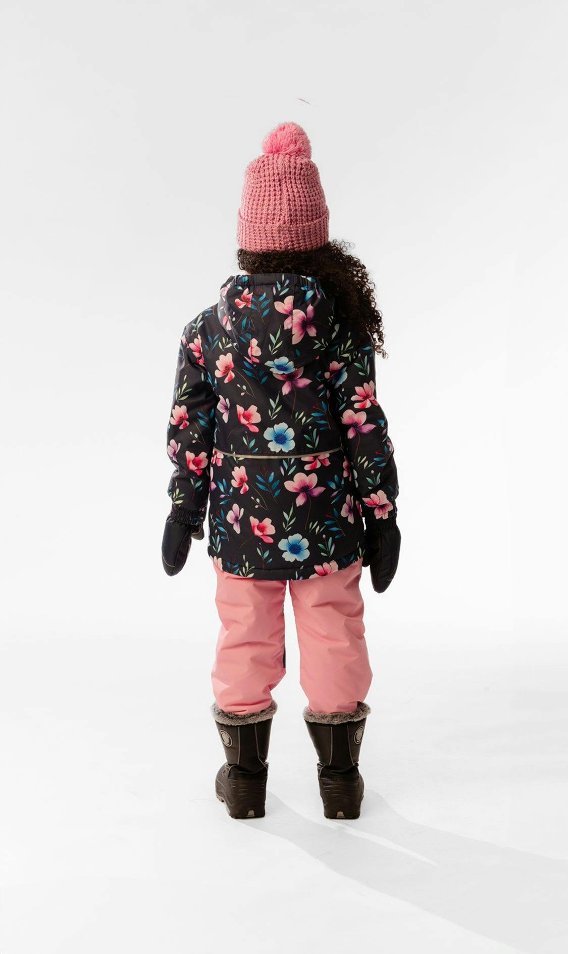 Light Weight Two Piece Chill Snowsuit Blue Floral Print