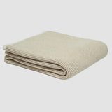 Merino Wool Sustainable Knit Solid Textured Throw Blanket - Wool Cardigan