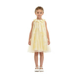 Yellow Solavie Floral Layered Dress