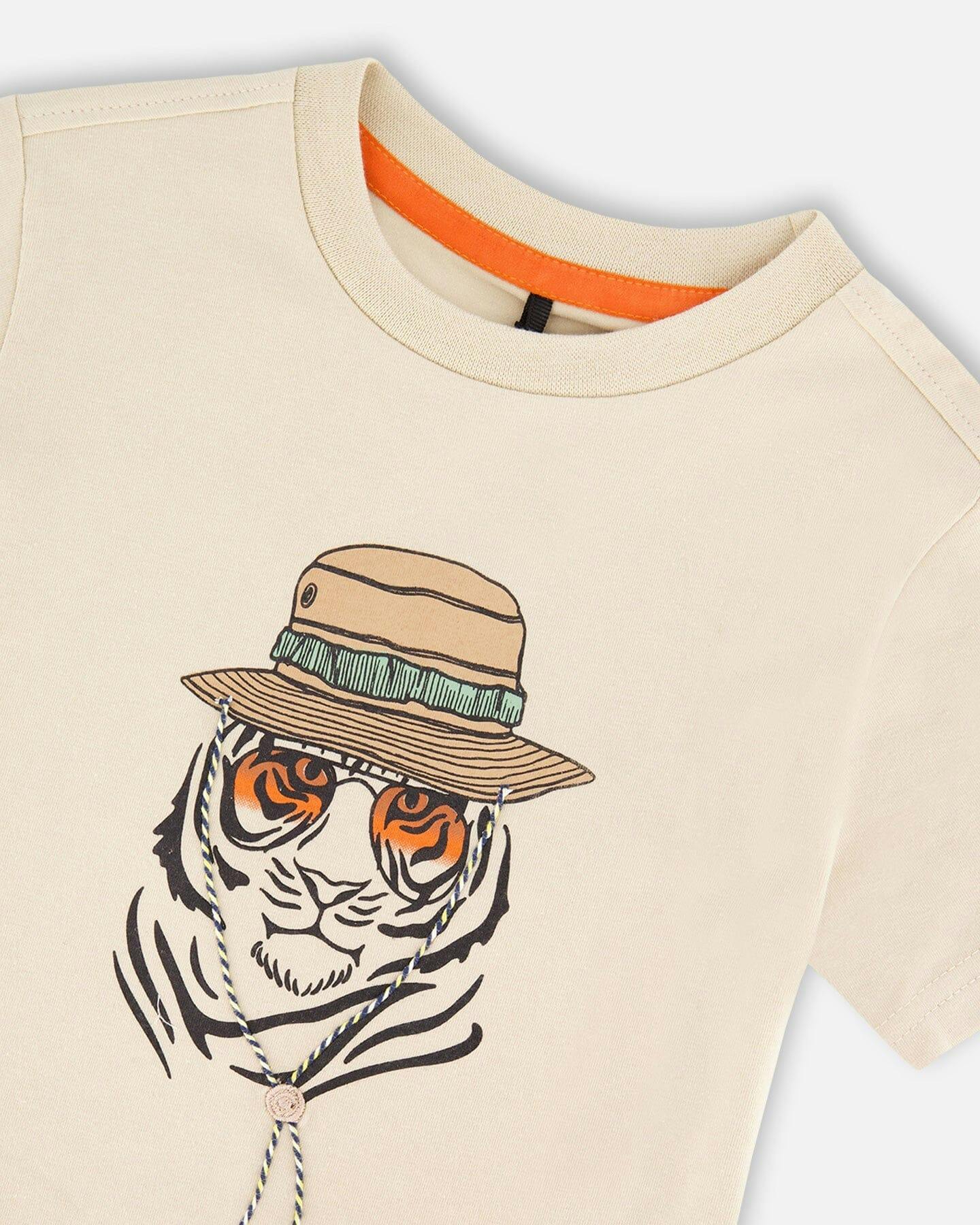 Organic Cotton Short Sleeve T-Shirt Off White