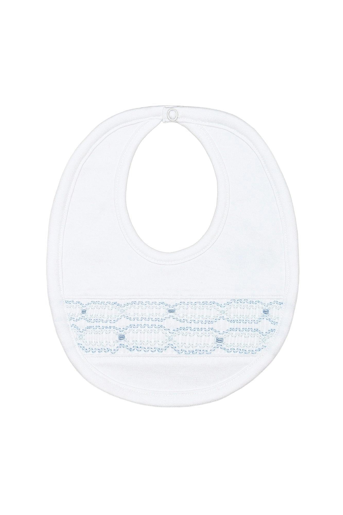 Signature Smocked Boys Bib