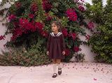 Amélie Bordeaux Dress