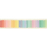 Rainbow Striped Mini Candles