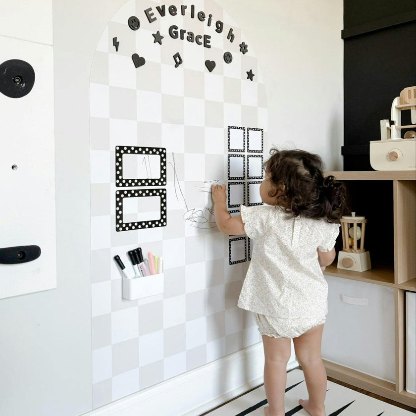 MEGA Magic Playwall - Arch Magnetic Wall Decal for Kids