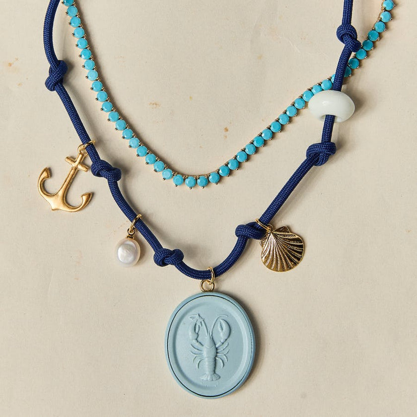 Turquoise Tennis Necklace