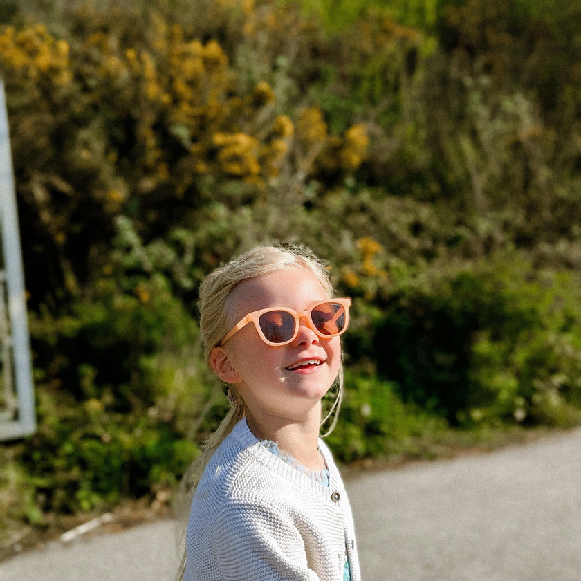 Classic Wayfarer Sustainable Sunglasses | Bio-Based · Bendable · Polarized | Child | 3-8 Y | Sunset