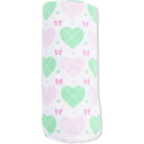 Heart Argyle - Swaddle Blanket