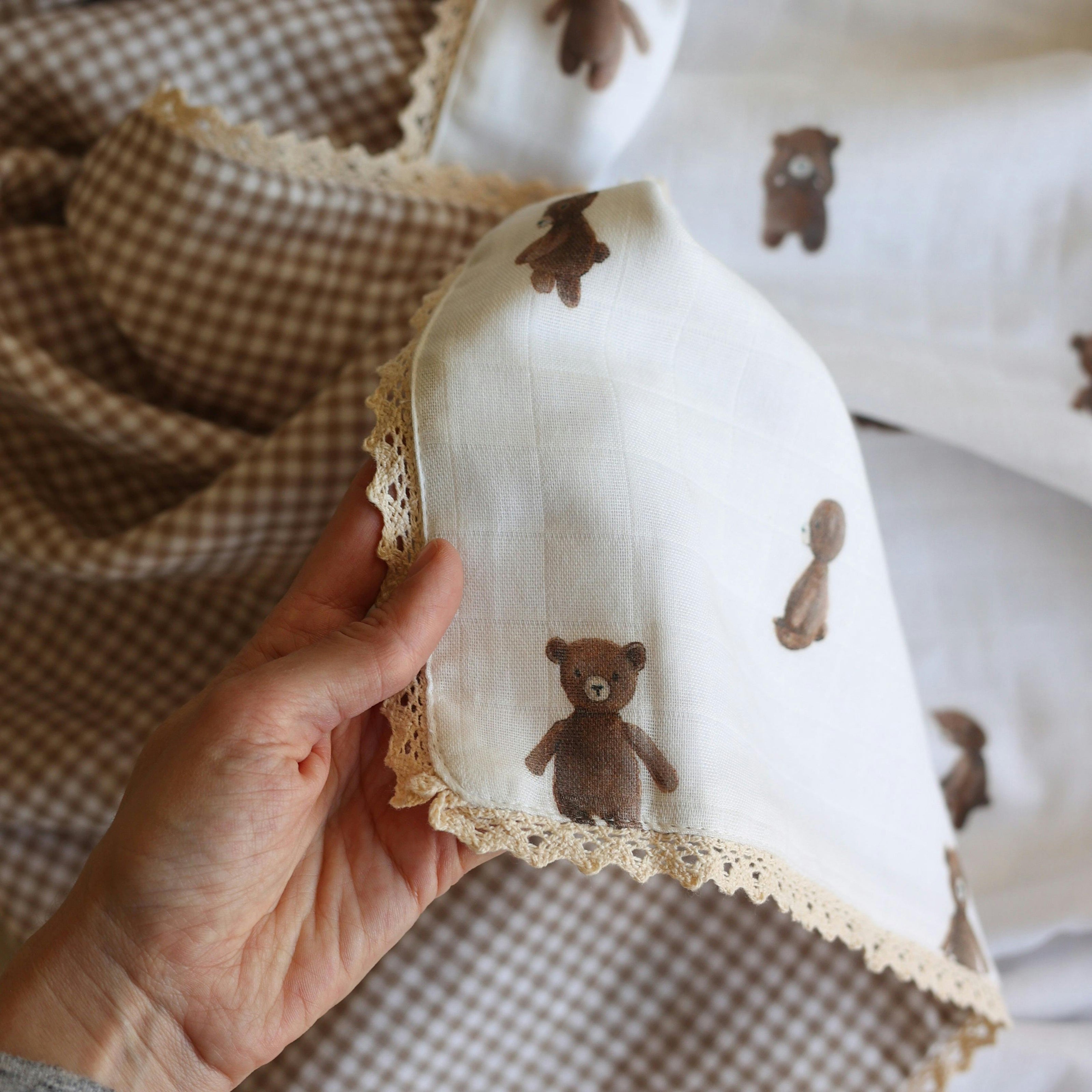 Baby Heirloom blanket - Teddy Bear