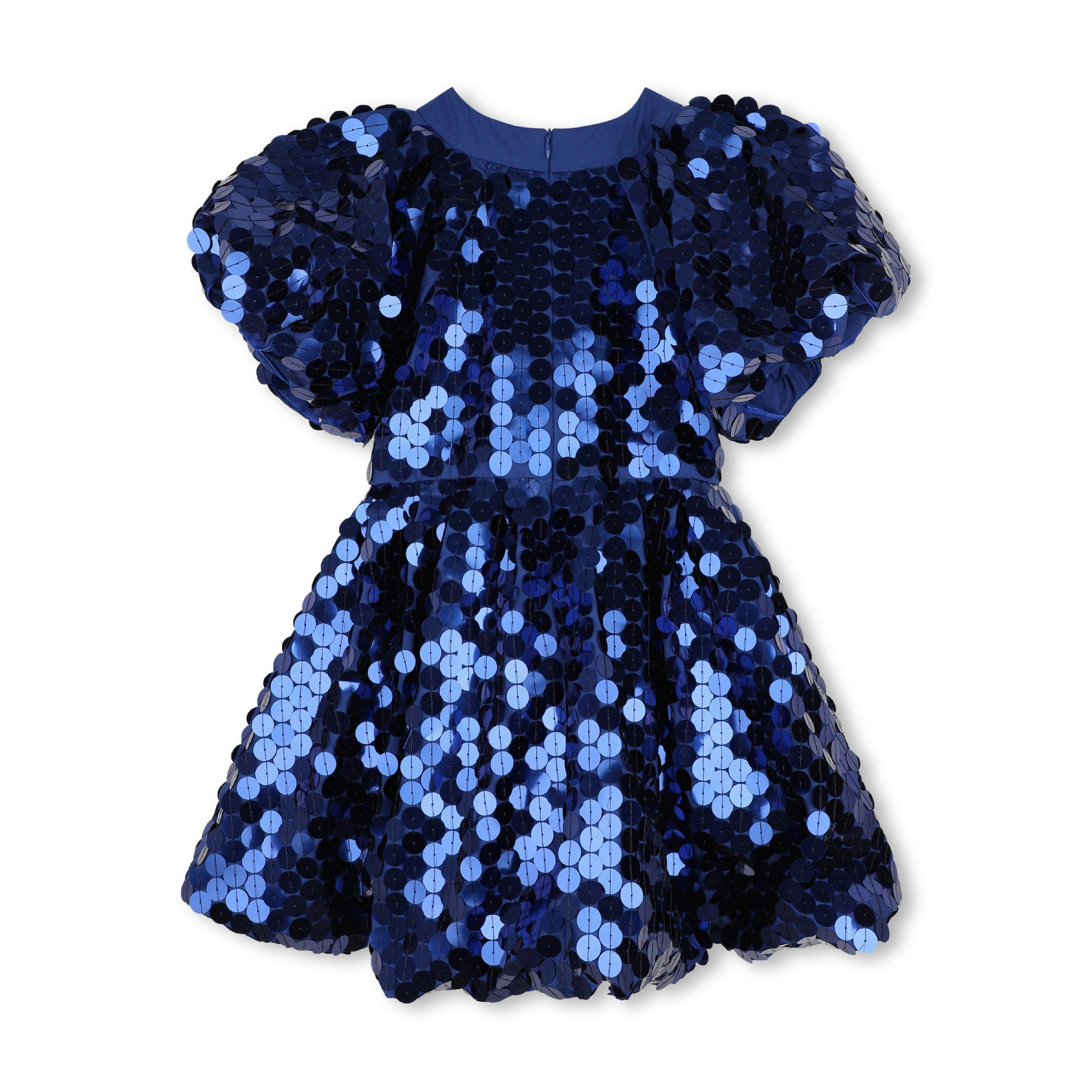 Navy Sequin Occasion Dress