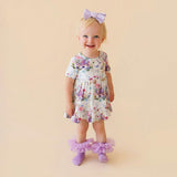 Katrina Ruffled Twirl Bodysuit Dress