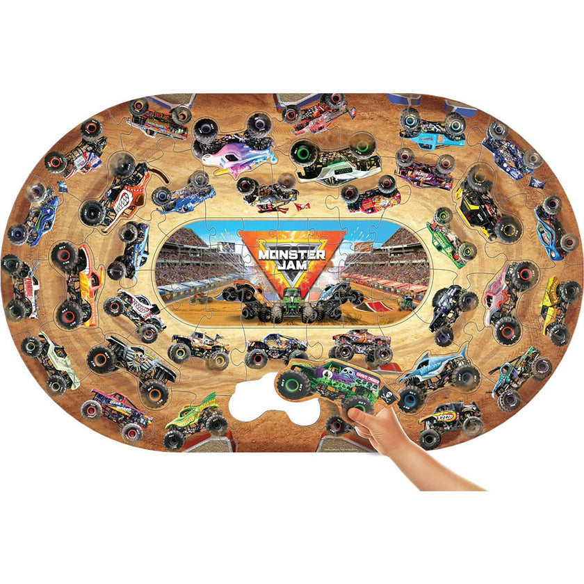 Monster Jam: Giant Floor Puzzle - 74 pc