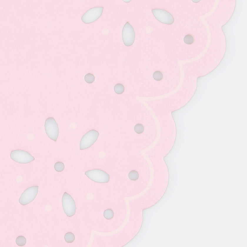 Broderie Anglaise Lace Multi Small Napkins