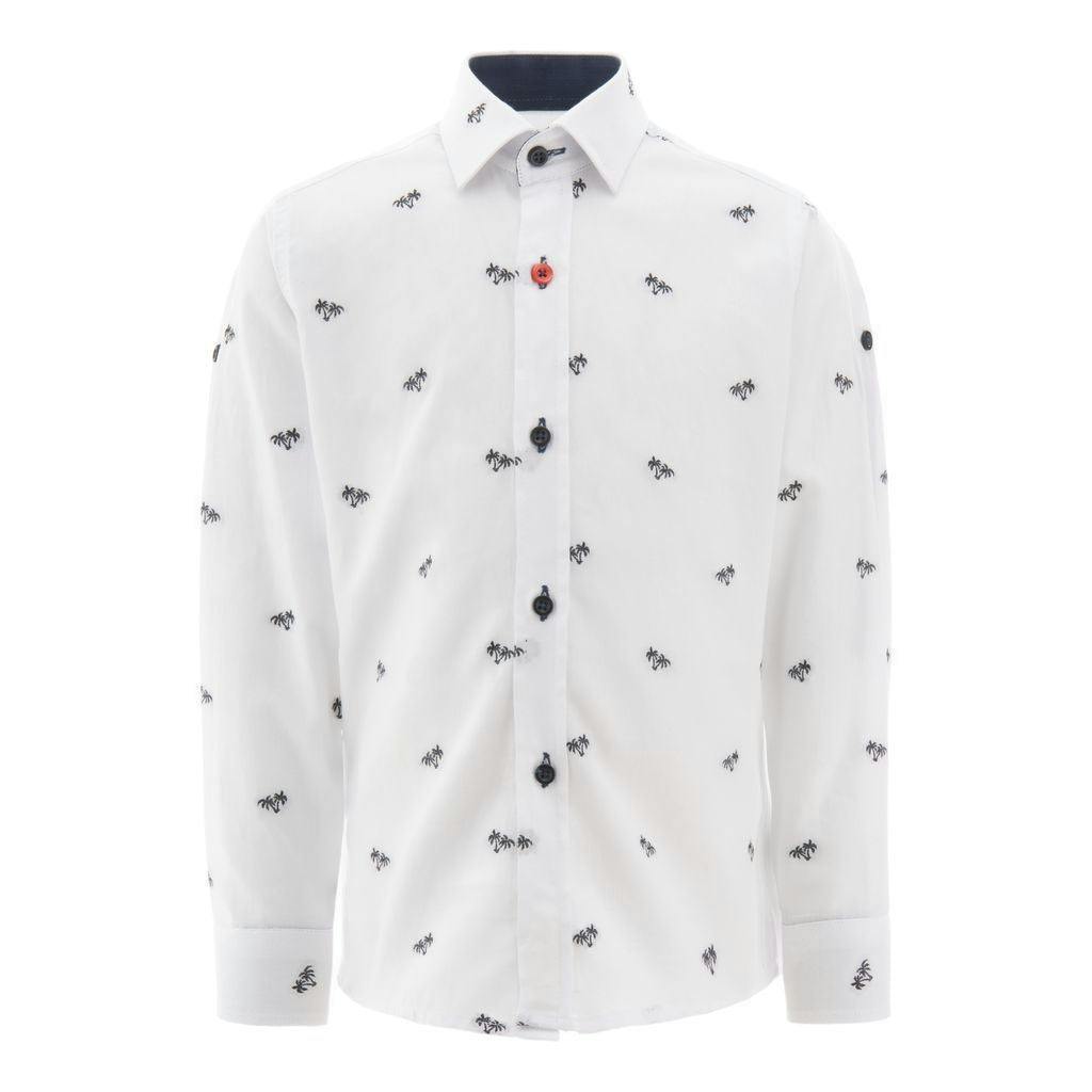 White Palms Dress Shirt