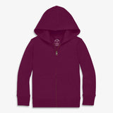 Kids cozy fleece zip hoodie