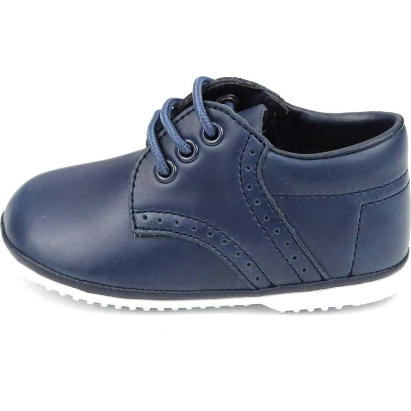 James Waxed Leather Lace Up Shoe (Baby)