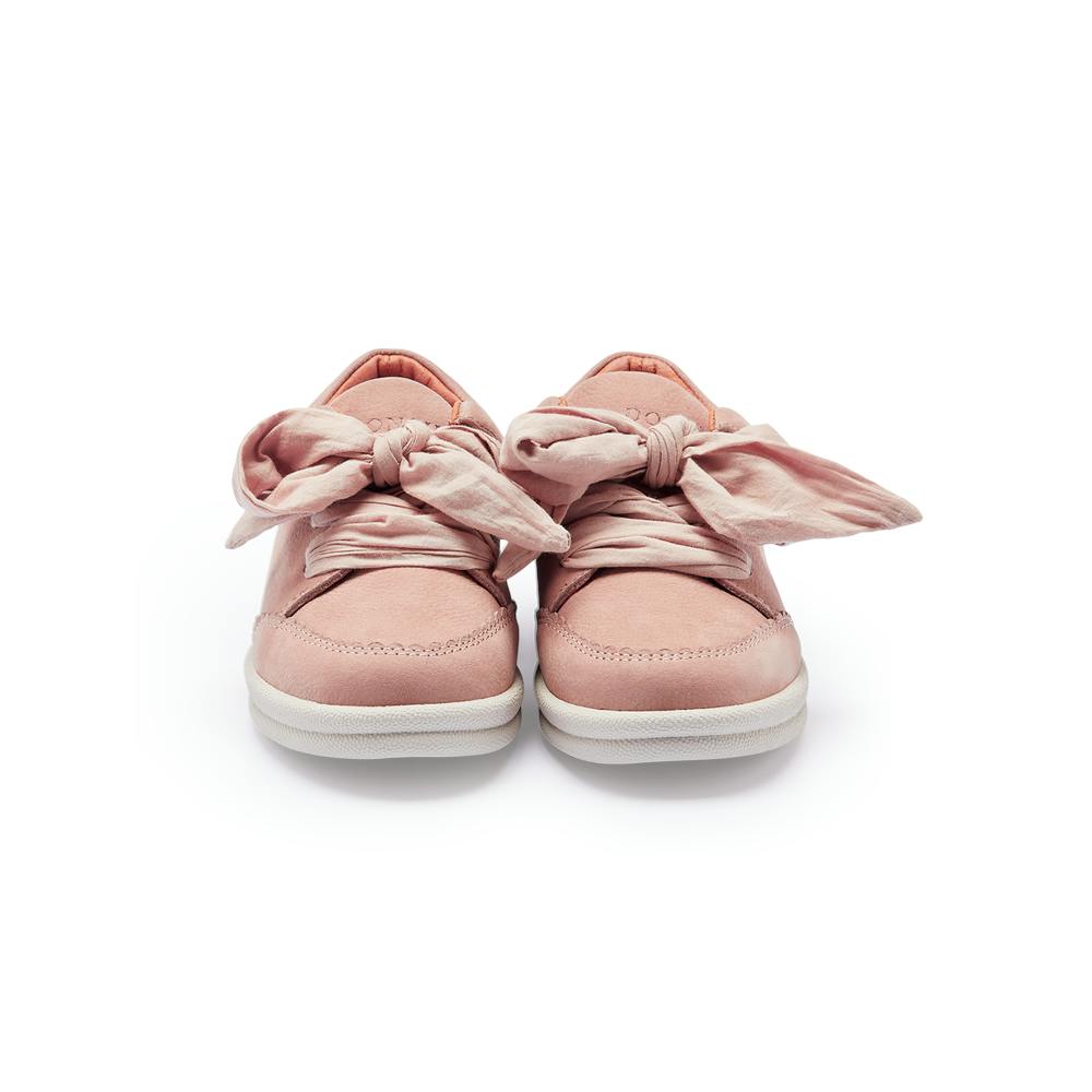 Lexley Sneakers | Coral Betting Leather