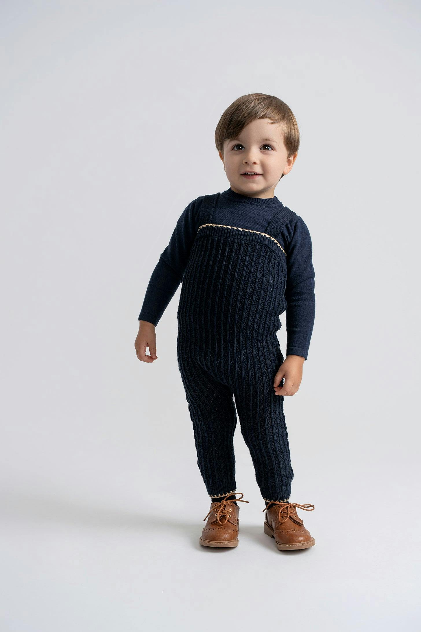 Knit Overall Set