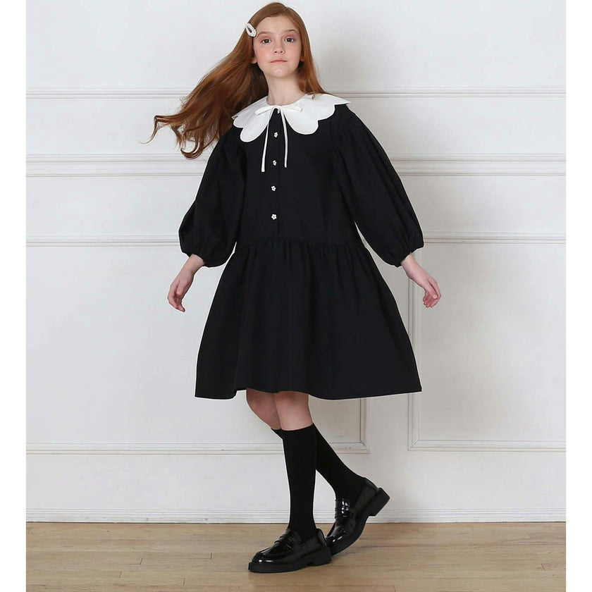 Selena dress (black/ivory)