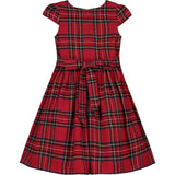 Bonnie Smocked Plaid Tartan Girls Party Dress