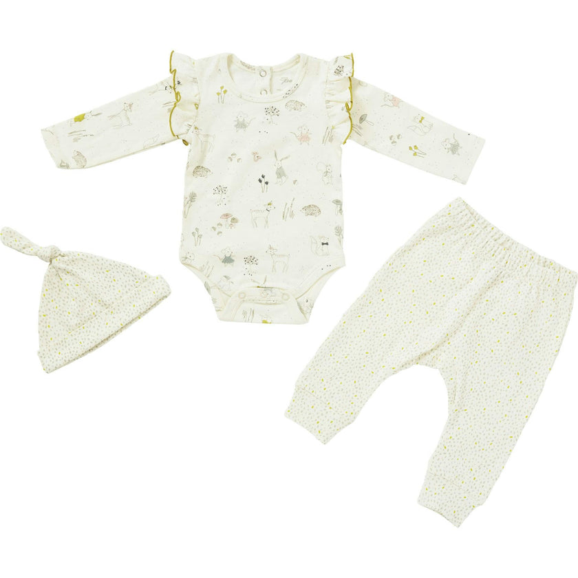 Organic Magical Forest One-Piece Set, Multi