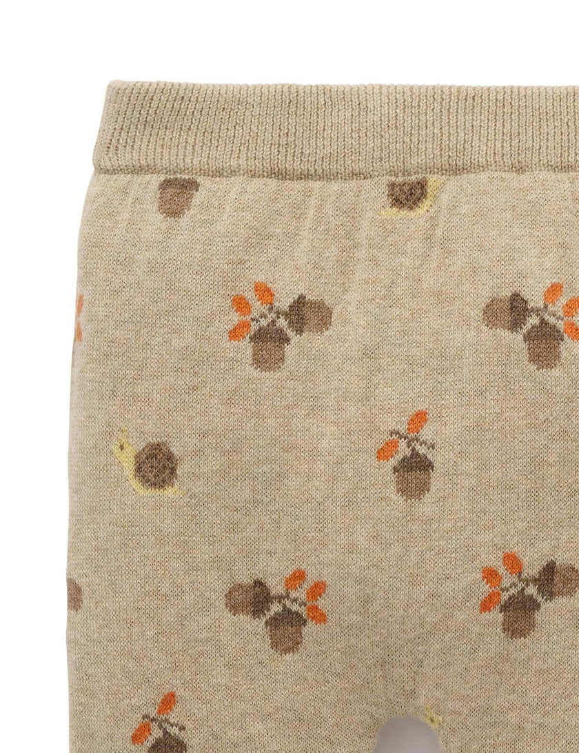 Magical Forest Leggings Acorn Jacquard