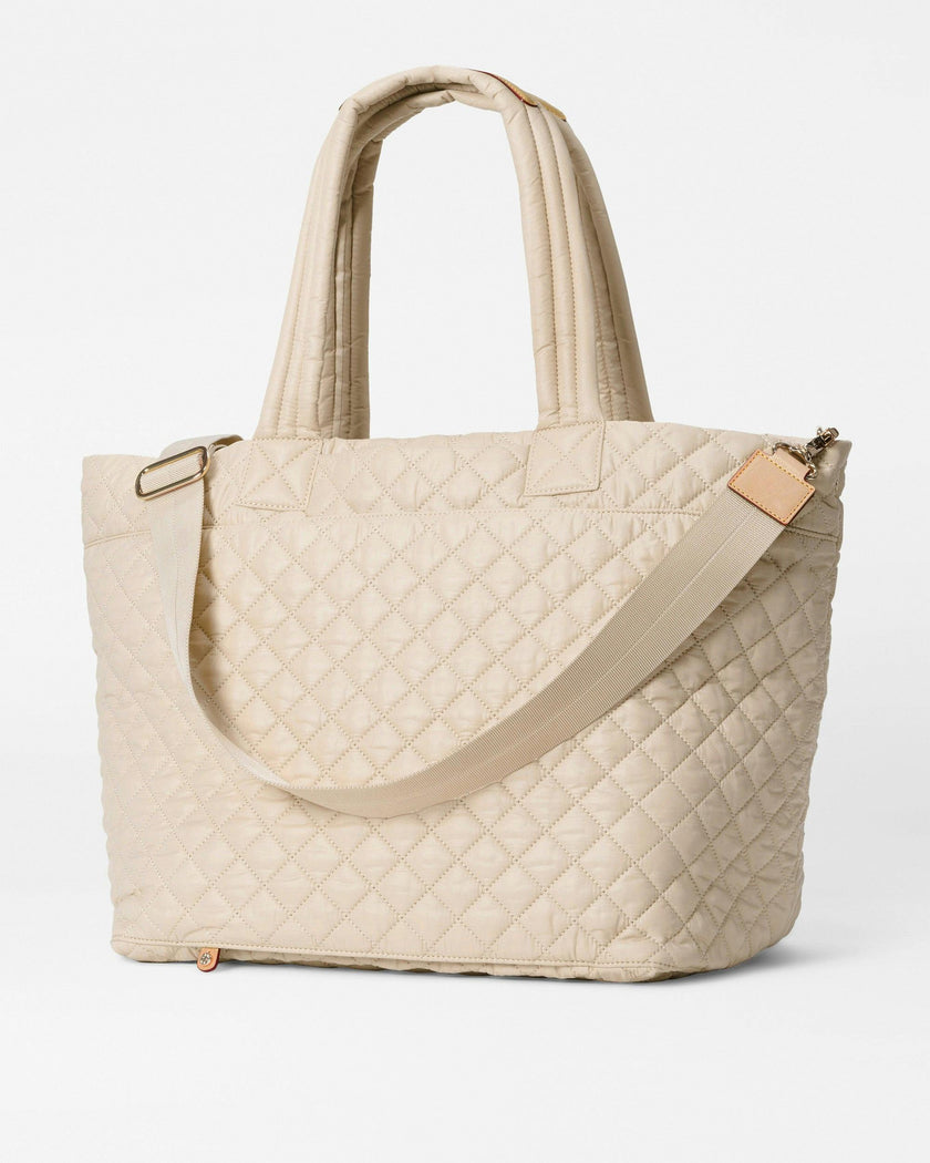 Sand Large Metro Tote Deluxe