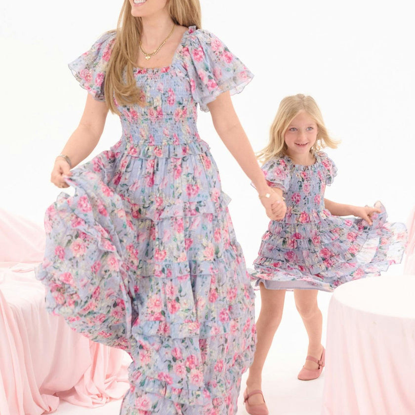 Winnie Dress in Peony Blossoms