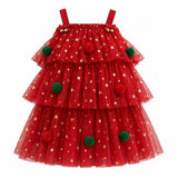 Christmas Starry Tulle Dress