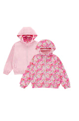 Max Reversible Rain Jacket Windbreaker, Dancing Unicorn