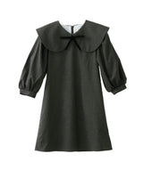 Rhea Peter Pan Collar Midi Dress, Grey