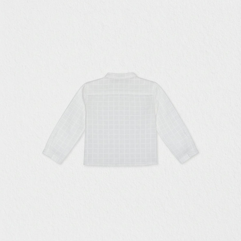 Dilan Boy Shirt Long Sleeves, White