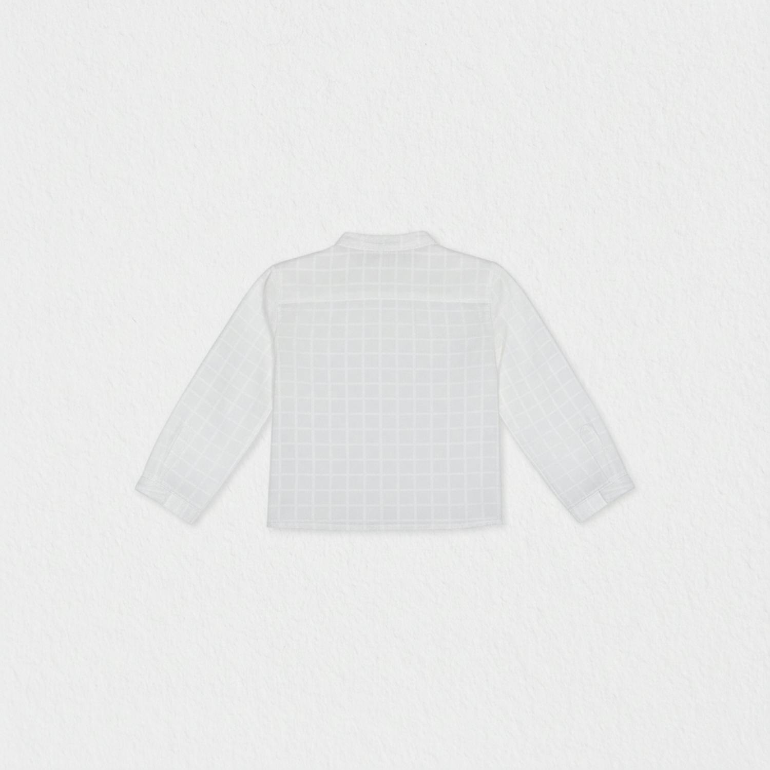 Dilan Boy Shirt Long Sleeves, White