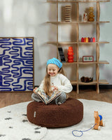 Warm Hazel Ottoman