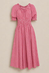 Jessie Dress in Red Gingham