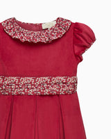 Velvet Party Dress in Red Misti Valeria